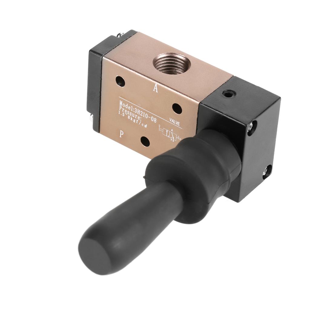 3H210‑08 2 Positionen 3 Wege G1 4 Handhebelbetätigtes Pneumatikventil Luftsteuerung