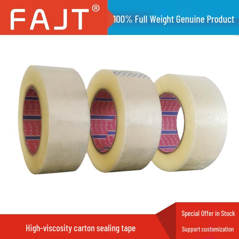 High Viscosity Transparent Packaging Tape - Large, Strong, and Durable Sealing Roll