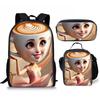 Cartoon Printing Casual Shoulder Bag Junior High School Students Large Capacity Backpacks