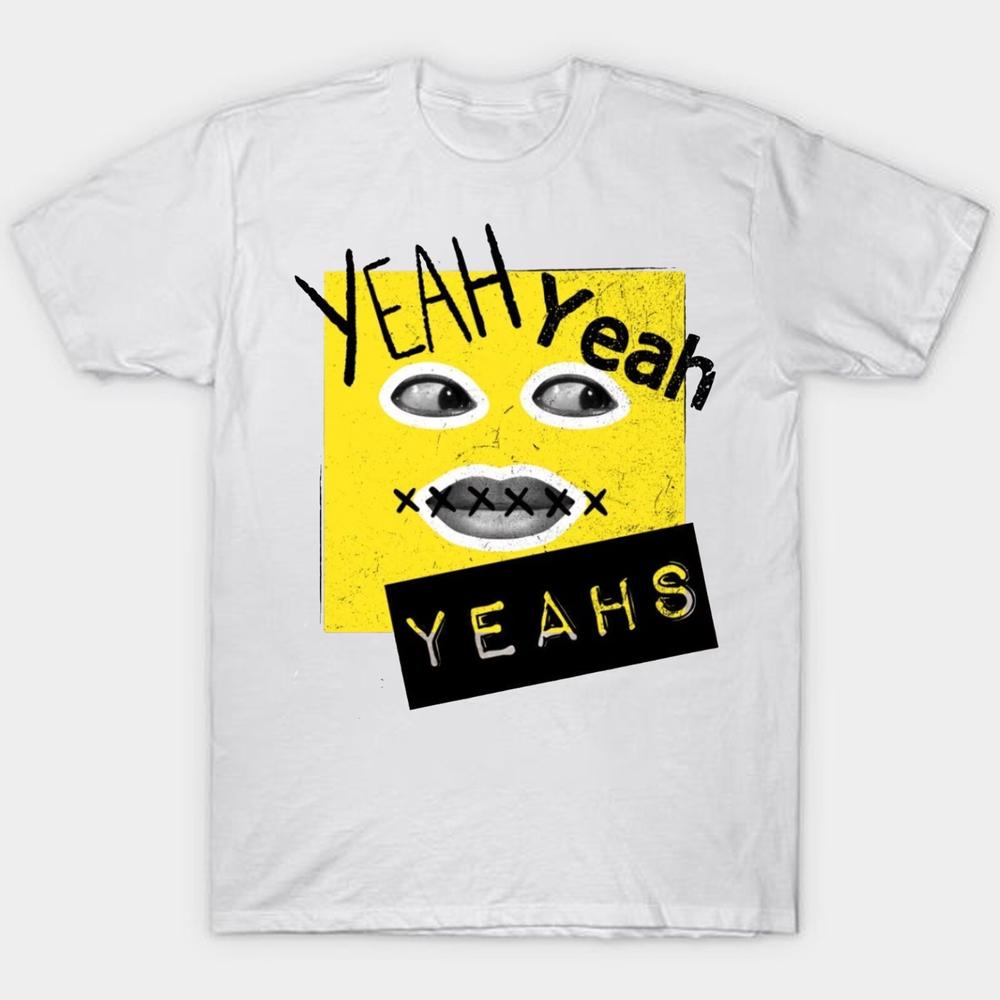 New Yeah Yeah Yeahs S-4XL White Cotton Men Shirt L