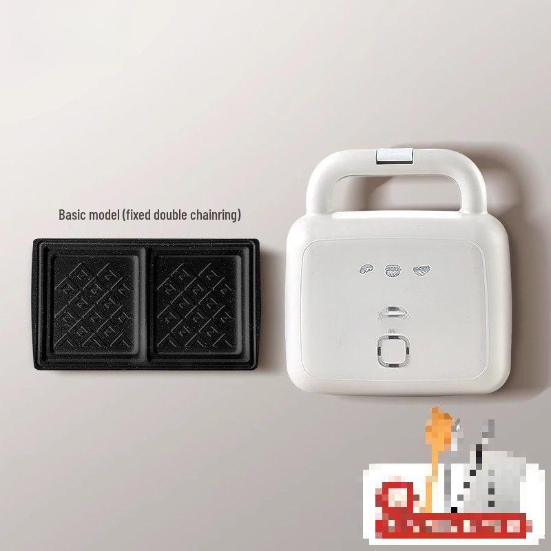 Double-Disc Breakfast & Waffle Maker: Multi-Functional Light Meal & Bread Machine Default