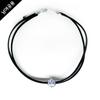 Glory_Arden [Unisex] Surgical Steel Aurora Pendant Choker Necklace / Ghmn-328