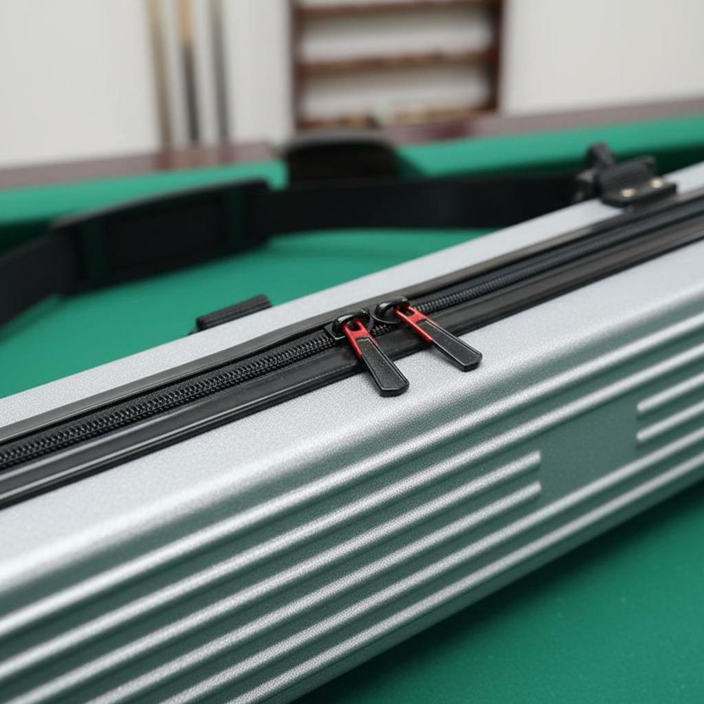 Billard Queues Tasche Hartschalenkoffer Schutzfutter Abnehmbarer Schultergurt Sicher