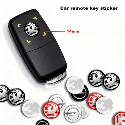 New 3D Car Remote Key Badges and Key Stickers For Insignia Astra H G J Antara Vectra Vivaro Corsa C D Zafira B Car Styling