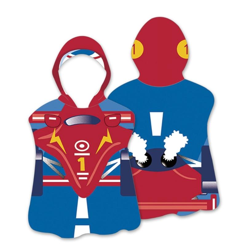 Baby Bath Cape Hooded Towel with Fun Cartoon Designs and Soft Fiber Perfect for Post Swim Warmth Beach Use Bath Cape