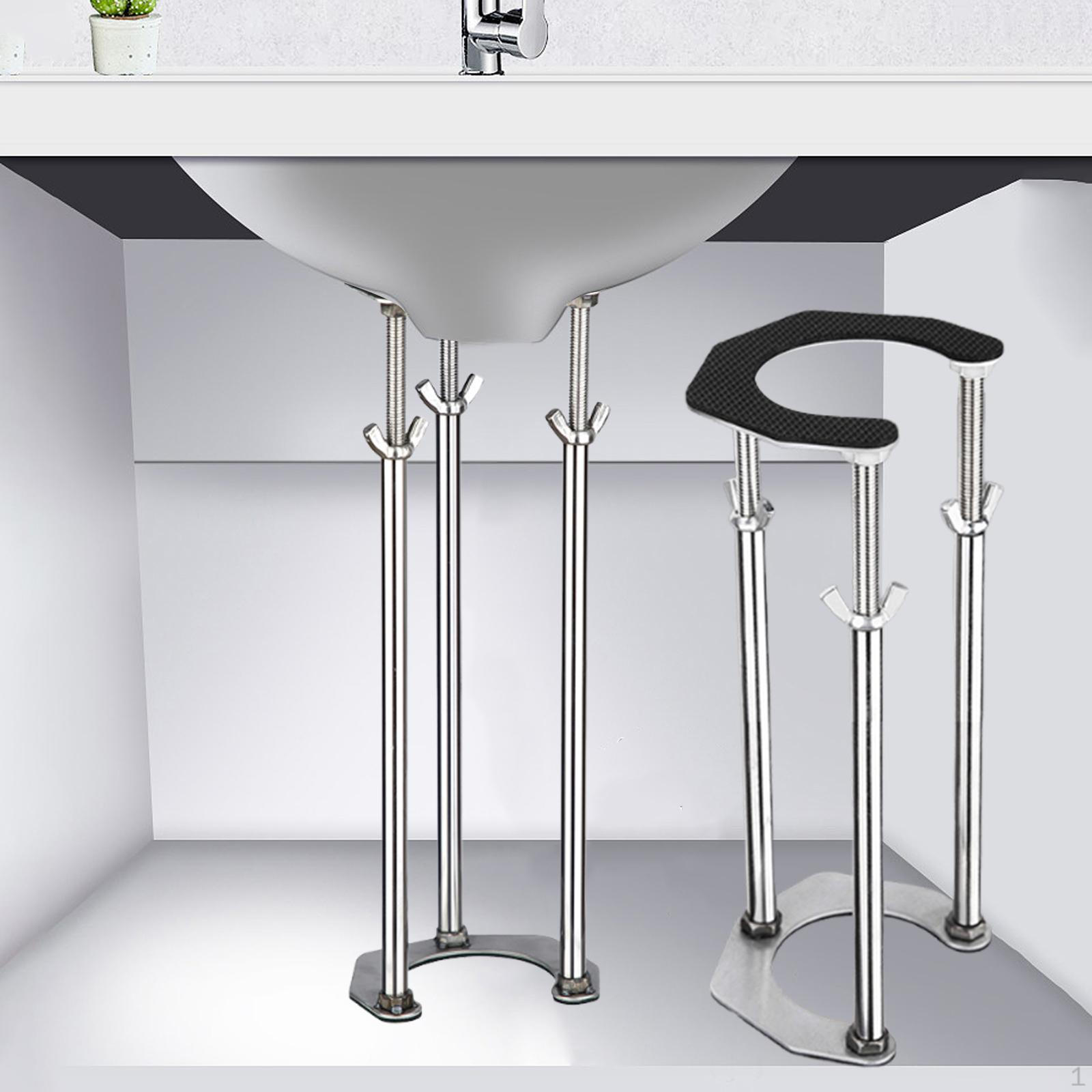 

Кронштейн для мойки под столешницу Регулируемая высота Детали оборудования Многофункциональные принадлежности Нержавеющая сталь