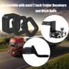 DIANN 4pcs Hitch Receiver Silencer Pad 2 Inch Trailer Hitch Silencer for Adjustable Ball Mounts To Reduce Rattle & Noise Provide Cushion Between