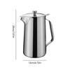 Elegant Insulated Beverage Holder Large Capacity Cold Water Kettle with Handle