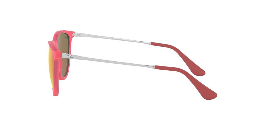 Sunglasses 0RJ9060SF JUNIOR ERIKA Kids 70096Q FUXIA FLUO TRASP RUBBER Japan Size 52 Ray-Ban [Kids Model] (Free Size)