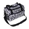 Zebra Stripe Handbag Hairdressing Tools Bag Portable Scissors Comb Holder Bag Hairstyling Case