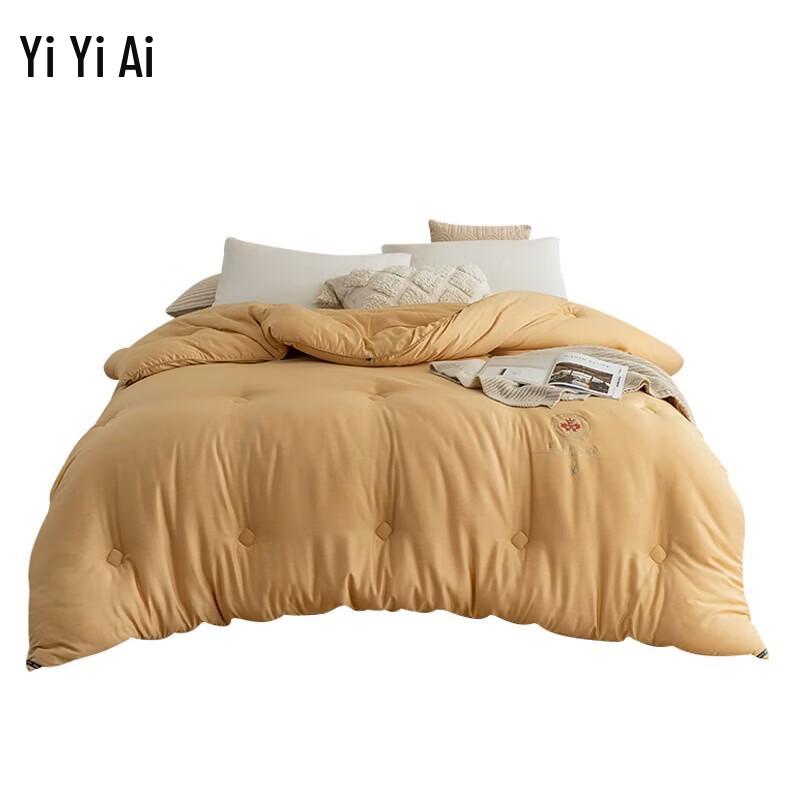 Yiyiai Embroidered Solid Color Winter Duvet