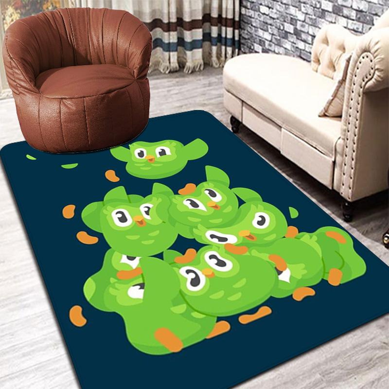 Doolingo-inspired Rug Floor Mat for Living Room or Bedroom Soft and Comfortable Carpet a Gift for Birthday and Holiday.