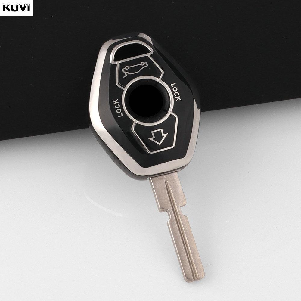 New TPU Smart Car Key Case Cover Shell Holder Fob for BMW X3 X5 Z3 Z4 3 5 7 SERIES E38 E39 E46 E83 1998-2005 Protector Keychain