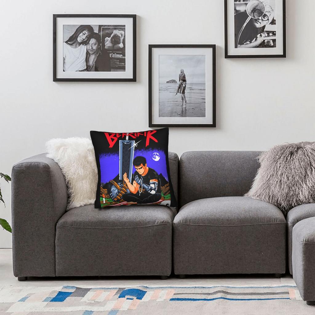 B-Berserks Pillow Case Design Pillow Cover For Sofa Home Decoration Fashion Pillowcases