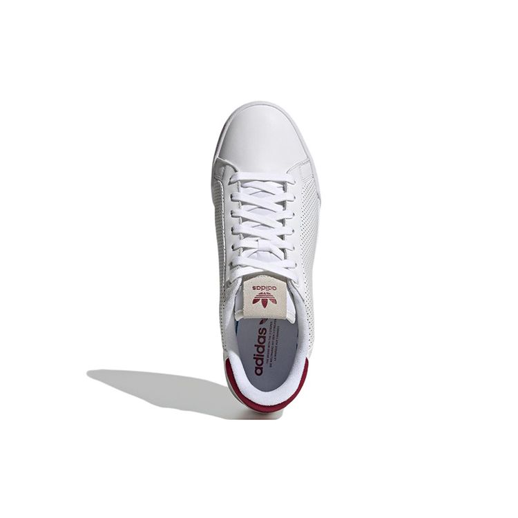 Adidas Originals Court Tourino RF Casual Durable Low-Top Skate Shoes Unisex Sneakers White Red GX4347