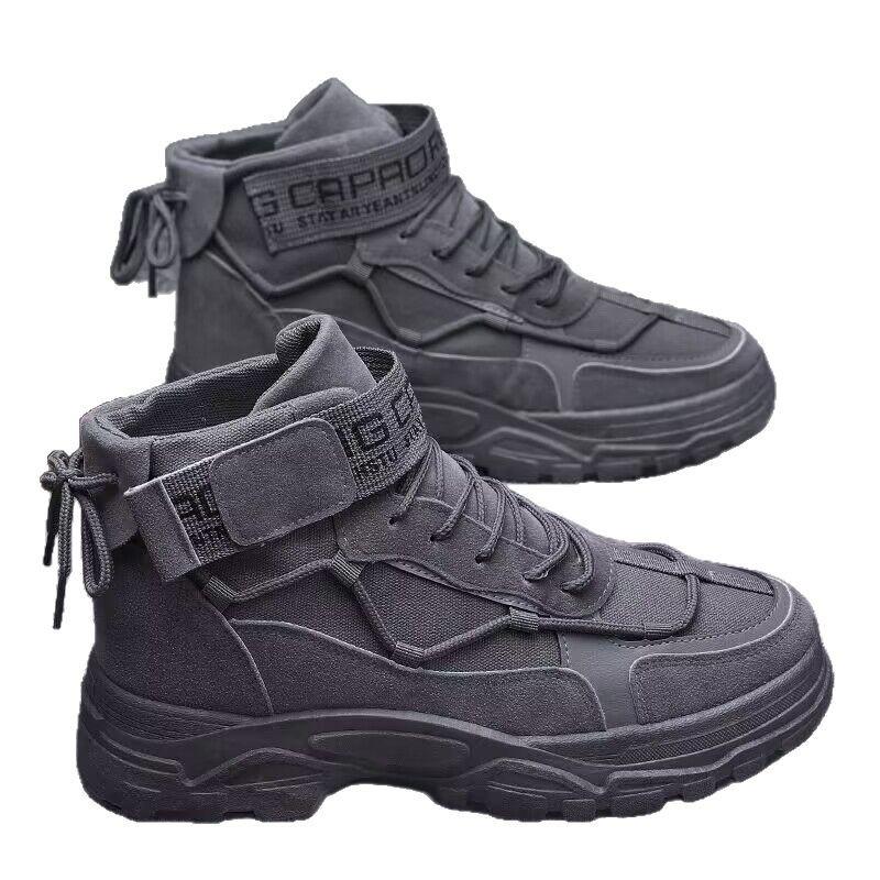 Martin boots men's shoes autumn and winter new high-top tooling shoes men's Korean version versatile British style short boots casual trendy shoes