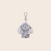 Flower Ear Print Rabbit Plush Keychain Animal Backpack Pendant Cartoon Gift Kids