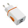 Dual Usb Wall Charger Portable LED EU Plug Home Phone Power Adapter