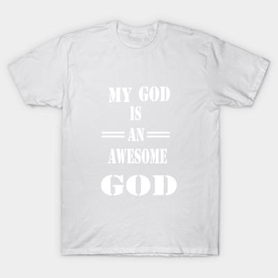 T Shirt Women My God Is An Awesome God Harajuku Print Kawaii Tshirt Summer Short Sleeve Female T-Shirt Top Tee