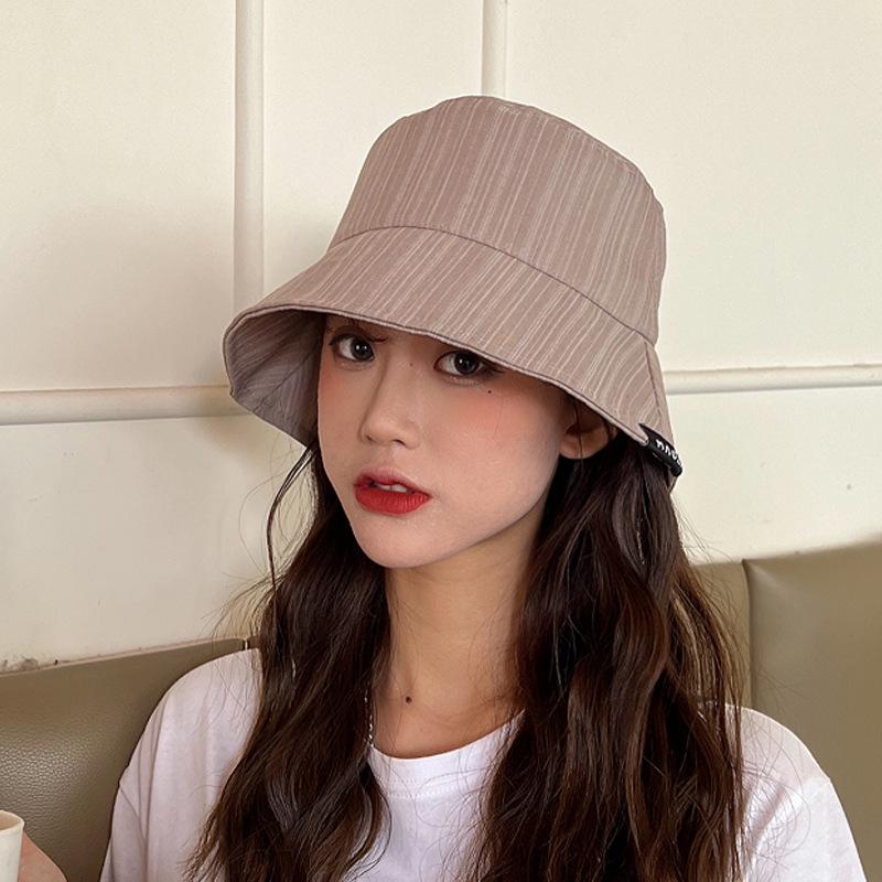 Fashion Bucket Hat Women's Simple Versatile Sunscreen Basin Hat Casual Student Trend Couple Hat