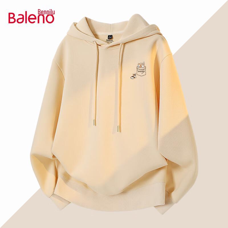 Baleno Men's Corgi Pocket Print Hoodie