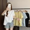 2026 Summer Plus Size Women's Irregular Ruffled Lace Short Sleeve T-shirt