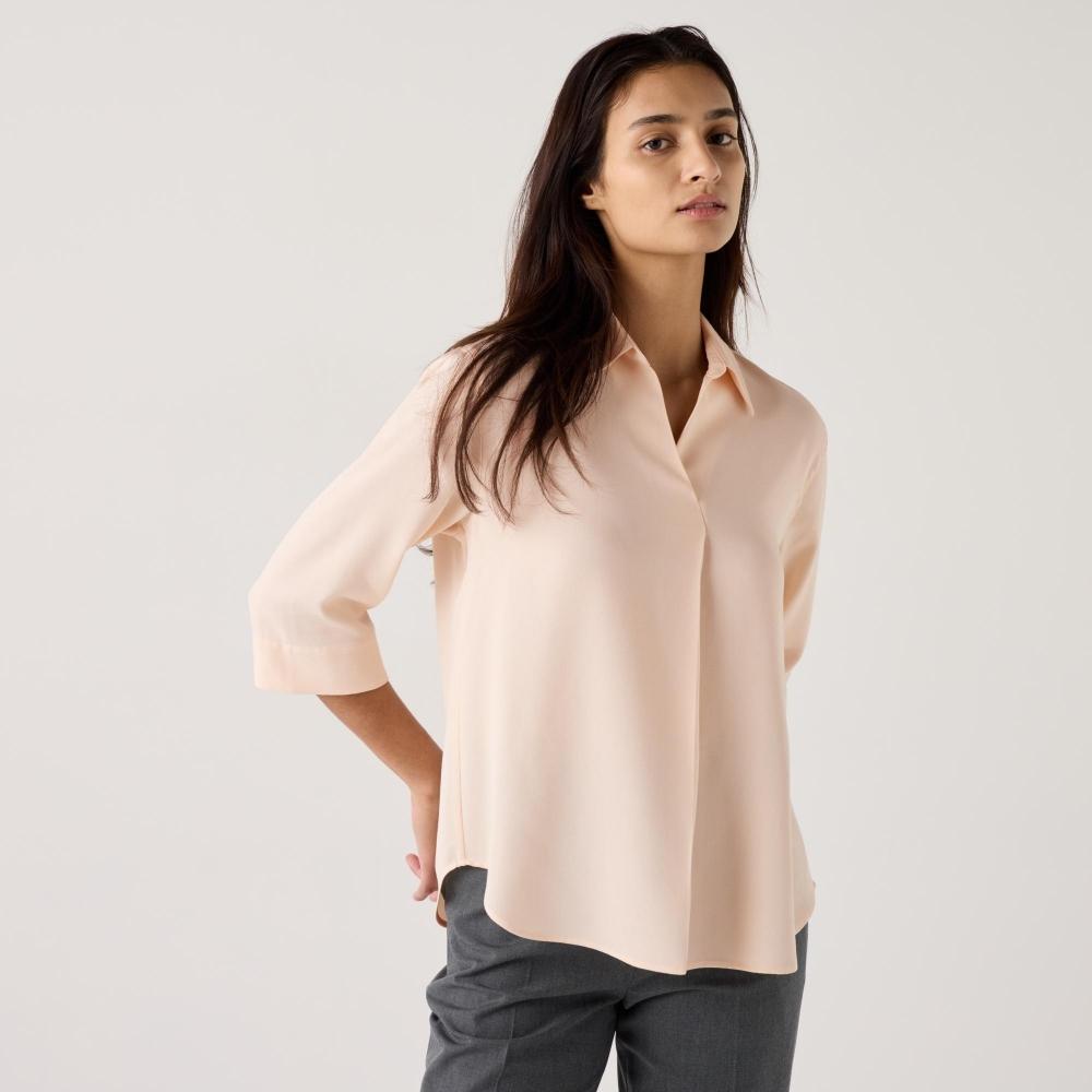 

БЛУЗКА SKIPPER UNIQLO из ЯПОНСКОГО ВИСКОВА С РУКАВАМИ 3 И 4