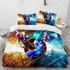 3D-Druck Rockman Megaman Spiel Cartoon Bettwäsche Set Jungen Mädchen Twin Queen Size Bettbezug Kissenbezug Bett Kinder Erwachsene026