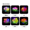 LED Silk Lotus Lamp - Perfect for Lantern Festival, Qixi, Valentine's Day, Water Surface, and DIY Decor.