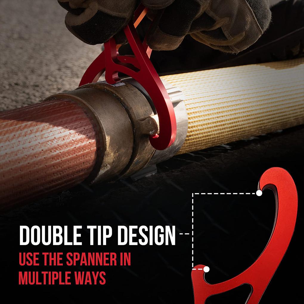 2piece Firefighting Mini Spanners Adjustable Wrench Portable Lightweight Portable Spanner Wrench