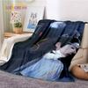 Nezkrotná flanelová přikrývka Rozkládací pohovka Domácí kancelář MoDaoZuShi Weiwuxian Deka Praktické dárky pro přátele a rodinu.