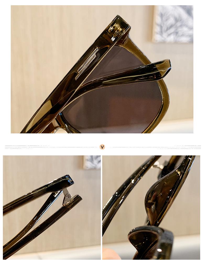 Women's Retro Square Polarized Sunglasses, Anti-UV, Large Frame for Fashion and Driving