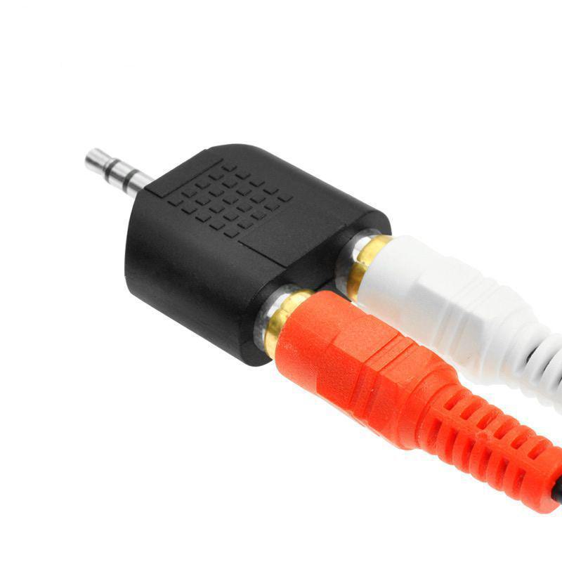 3.5mm To Dual RCA Audio Adapter for Computer/Speaker/TV