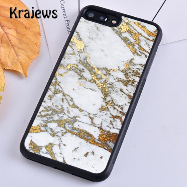 Krajews Czarny i złoty marmur Etui na telefon Pokrowiec Dla iPhone 14 5 SE 6s 7 8 plus X XR XS 11 12 13 pro max Samsung S21 S22ultra Plus