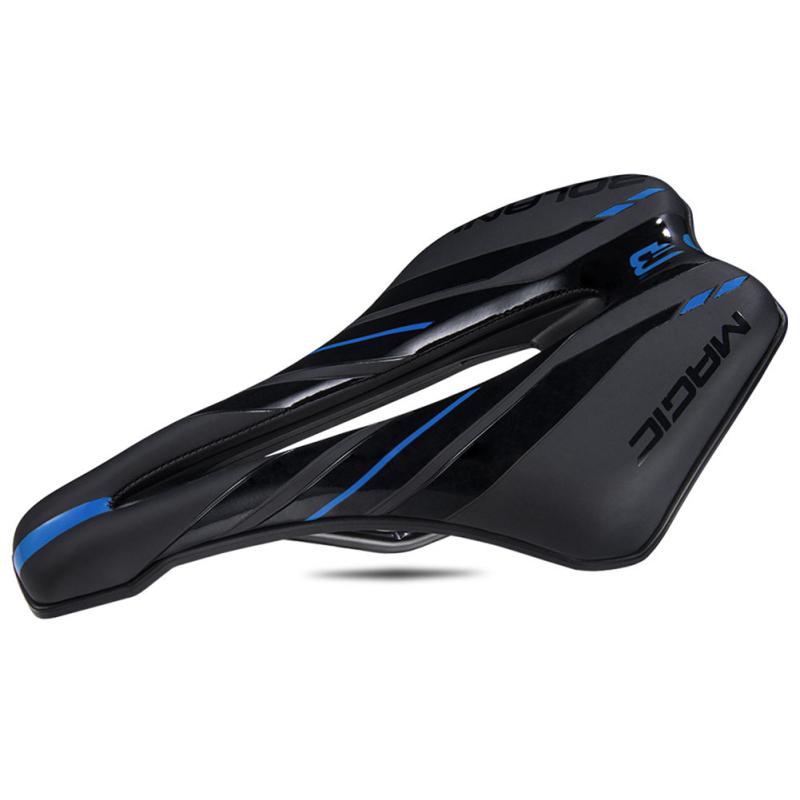 Mountain Bike Seat Cushion Ergonomic Hollowed Comfortable Breathable Waterproof Shock Absorption