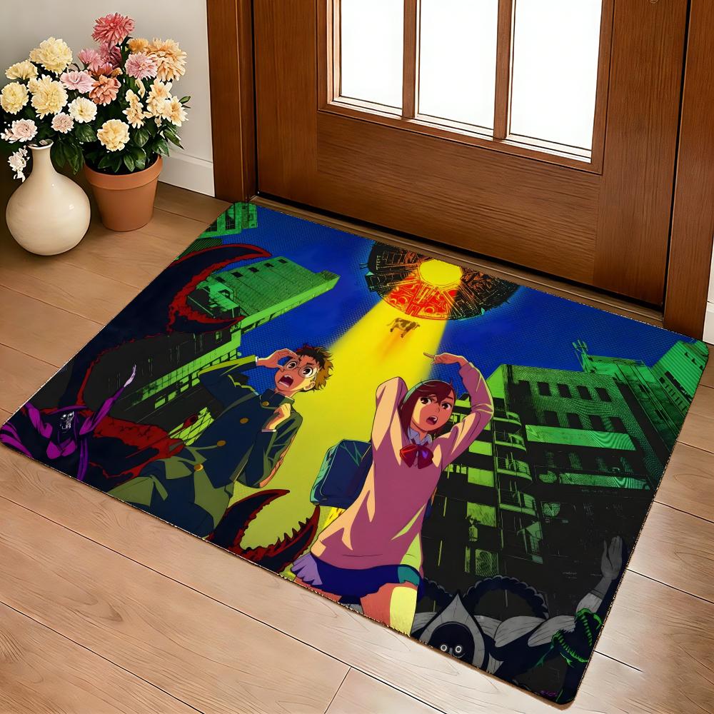 Anime Hot D-DandadanS Floor Mat Cozy Flannel Soft Thick Non-Slip Mat For Living Room Bedroom Kitchen Decor Rugs