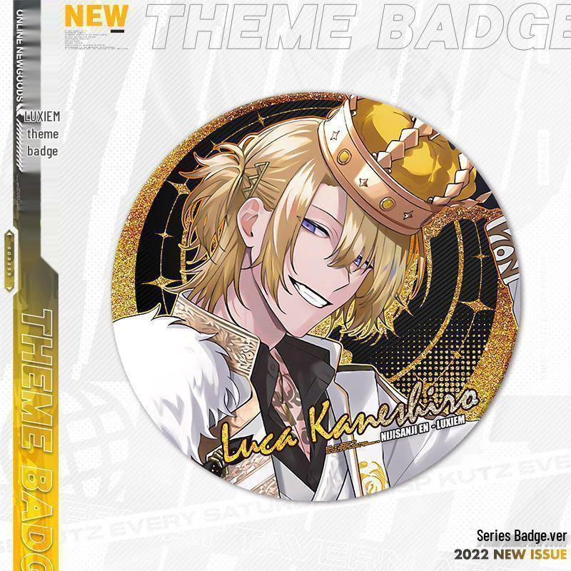 

Подвеска Luxiem Nijisanji: Шу, Миста, Айк, Вокс, Лука Аниме Лазерный Значок 58mm Laser Badge (All Models Available)