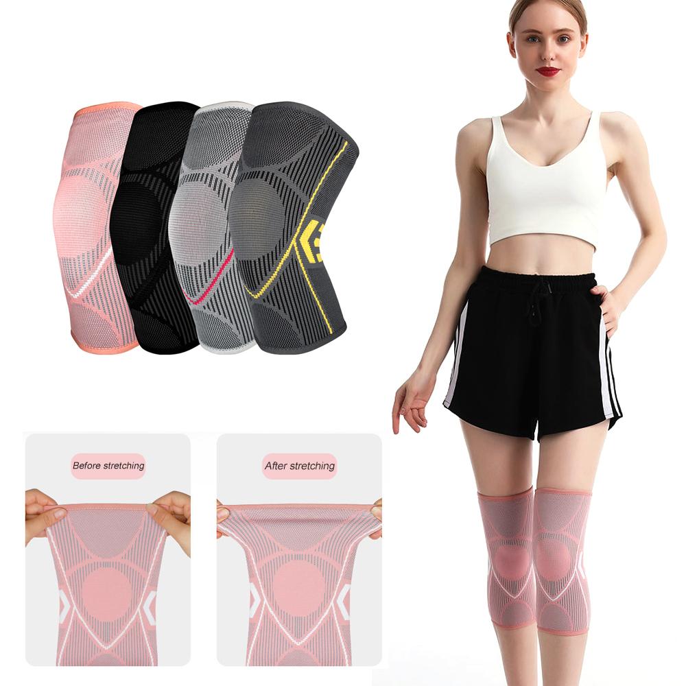 1Pair Knee Brace, Knee Compression Sleeve Support for Men ,Women, Knee Pads for Running, Hiking, Meniscus Tear,Joint Pain Relief