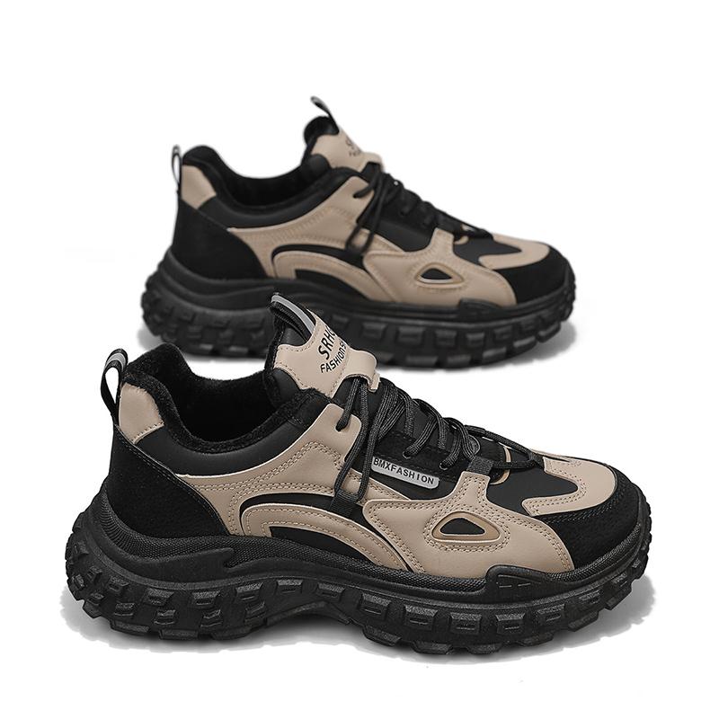 Fashion Sneakers Men New Casual Sport Walking Shoes Men Outdoor High Top Shoes Comfortable Warmed Boots For Men 2024