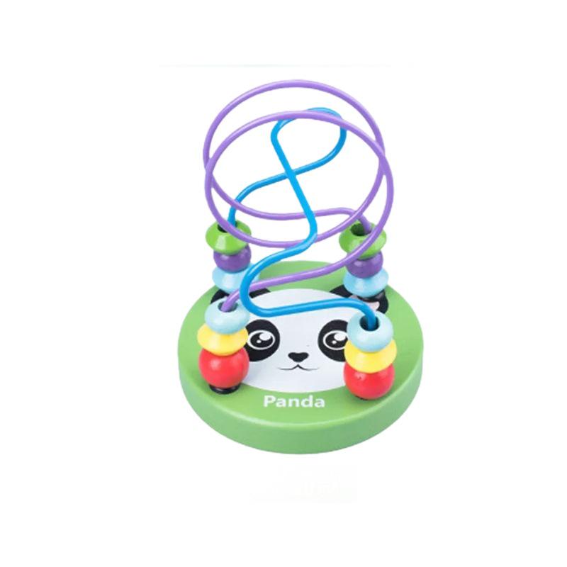 Animal Wooden Bead Maze Puzzle Toy for Early Childhood Education