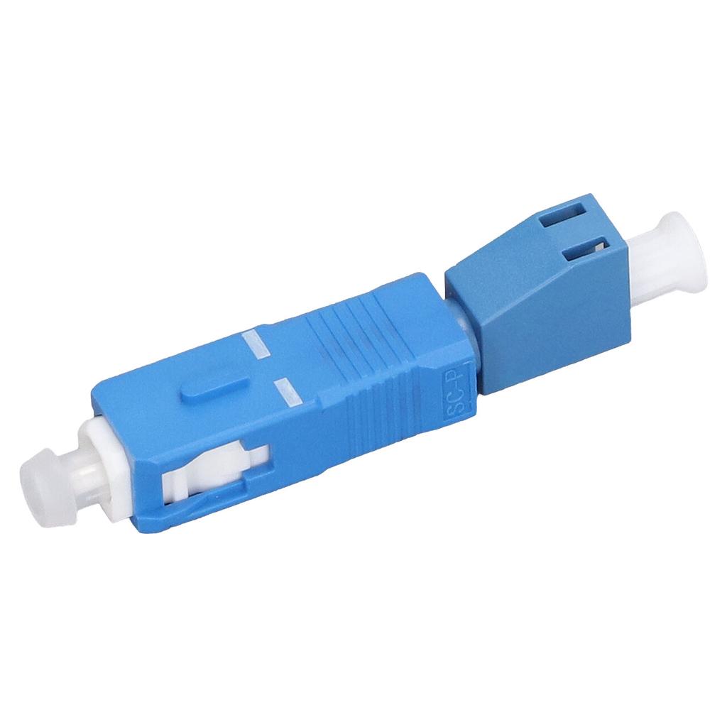 3PCS Optical Fiber Adapters SC Male To LC Female Coupler Red Light Pen Power Meter Convertor