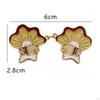 2Pcs Cartoon Collar Clip Funny Fashion Jewelry Gifts Creative Lapel Pins Cute Badge Brooch for