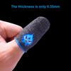 1 Pair Finger Cover Sensitive Luminous Breathable Video Games Touch Screen Fingertip Gloves for Gamers