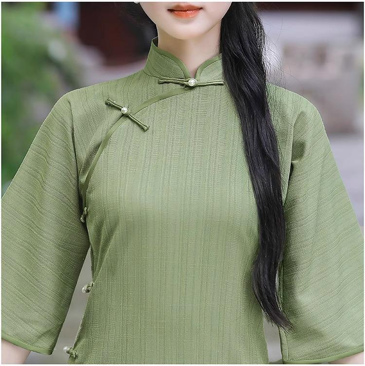 Qipao Roz Toamnă 2025 - Elegant, Subțiere, Stil Retro Versatil pentru Fete