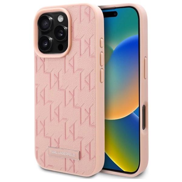Karl Lagerfeld Klhmp16Xpkhporpp Iphone16 Pro Max 6.9 Różowy/Pink Hardcase Hot Stamp Magsafe