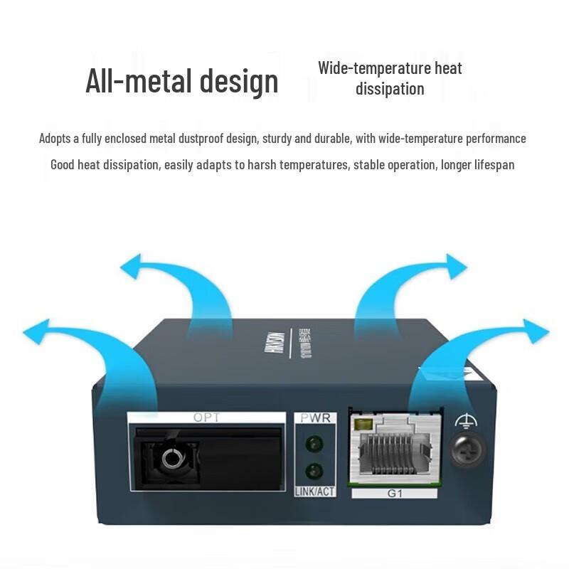 Hikvision Single-Mode Single-Fiber Optical Ethernet Converter