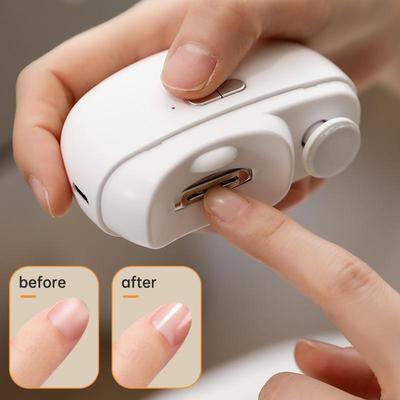 Coupe-ongles & Lime à ongles électriques anti-pincement pour enfants et adultes
