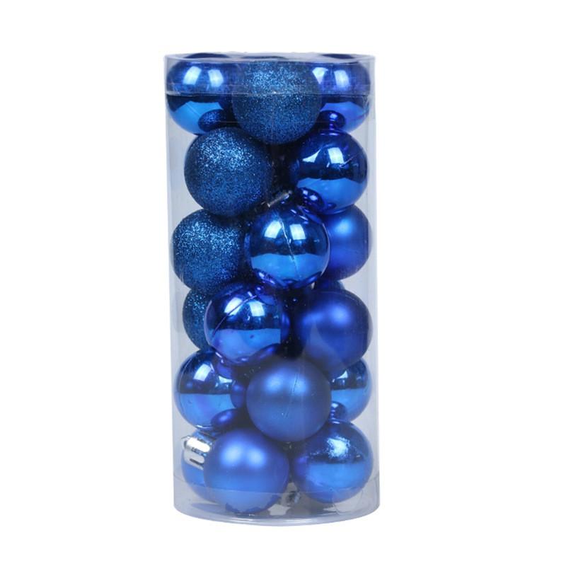 Shiny Electroplated Christmas Ball Ornaments Set 3cm 4cm 6cm 8cm Tree Hanging Decor Red Green Blue Gold Pink Purple