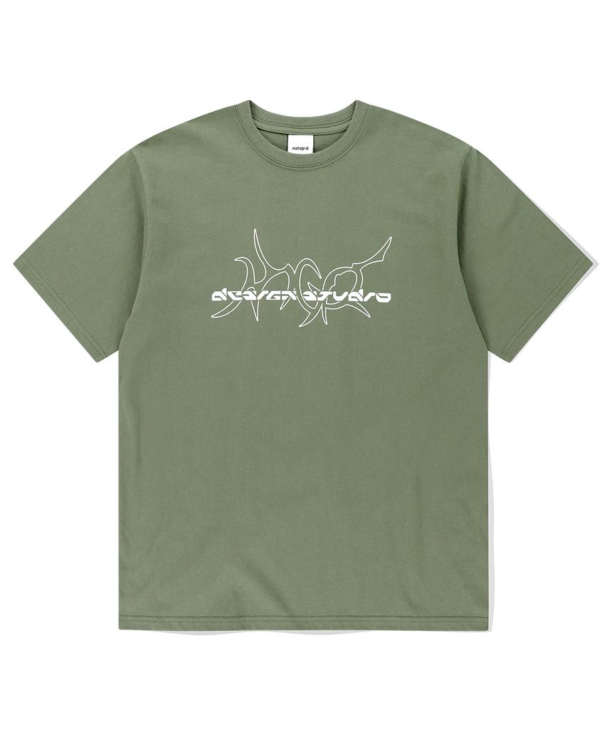 MAHAGRID Multi-Logo Tee Khaki(Mg2Emmt516A)