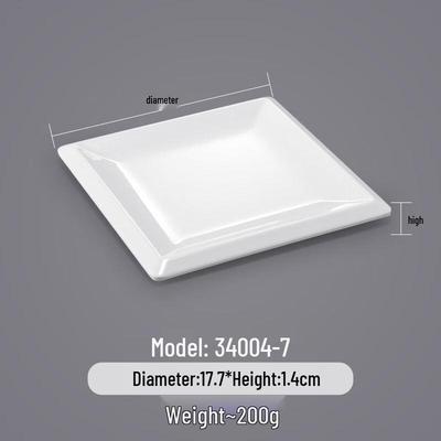 A5 Melamine Commercial Dinner & Cold Dish Plate